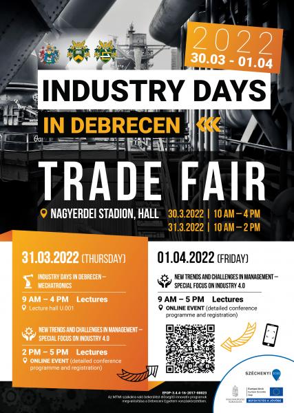 INDUSTRY DAYS IN DEBRECEN 2022 30.03-01.04
